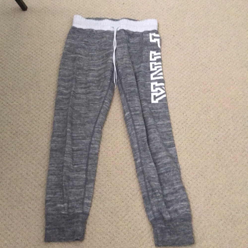 BARELY WORN victorias secret pink sweatpants
